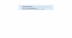 Desktop Screenshot of info.baudochselbst.de